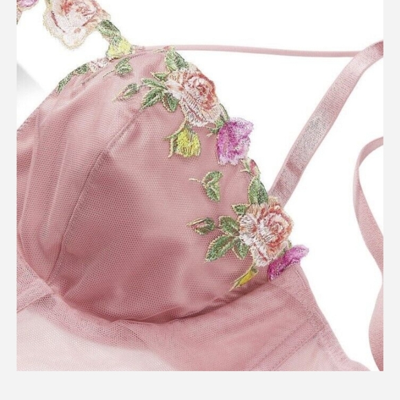 Victorias Secret Dream Angels Rose floral embroidery corset top - Picture 7 of 7